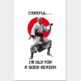 Careful, I'm Old For A Reason Posters and Art